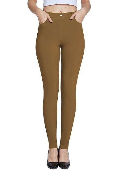 Women's formal pants, elastic sleeves, leggings, tight work pants